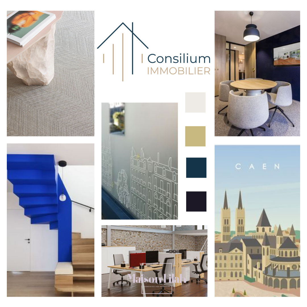 Planche d'ambiance du projet Consilium à Caen